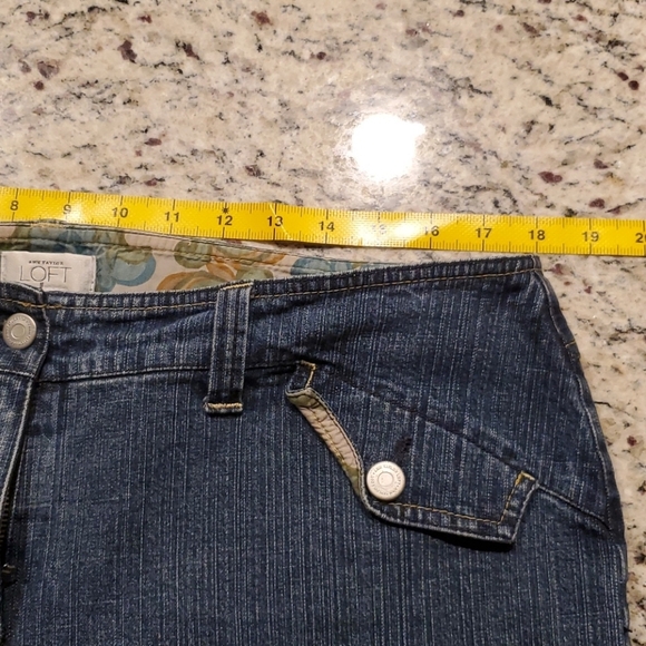 Ann Taylor Loft boot cut early Y2K 2000's jean sz 14 sailor jeans - Picture 10 of 13